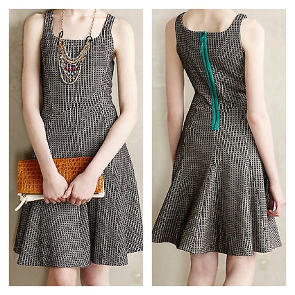 Anthropologie Tanith Checked Dress - Picture 1 of 12